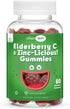 Elderberry Zinc Gummies - Organic Sambucus Elderberry Gummies with Zinc and Vitamin C - Vegan Immune Support for Adults and Kids - Chewable Elderb...