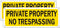 No Trespassing Private Property Sign Aluminum Metal for House Business Fence Simple Design (2 Pack, 10 x 3.5 inches)...