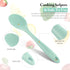 4 Pieces Large Silicone Mixing Spoon for Baking, Serving, Basting - Heat Resistant, Non Stick Utensil Spoon (Blue, Gray, Green)...