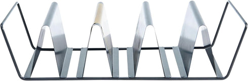 Chicago Metallic Professional 6-Shell Baked Taco Rack. Pefect for baking, filling and serving, 15-Inch-by-7-Inch, Grey...