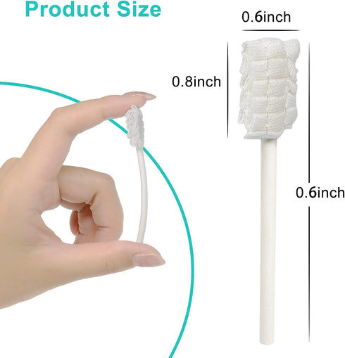 Baby Tongue Cleaner,Disposable Baby Mouth Cleaner, Soft Gauze Toohthbrush Newborn Oral Cleaning Stick Dental Care for 0-36 Month Baby (100)...