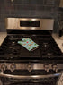 Caroline's Treasures BB4877OVMT Christmas Boxer Oven Mitt Heat Resistant Thick Oven Mitt for Hot Pans and Oven, Kitchen Mitt Protect Hands, Cookin...