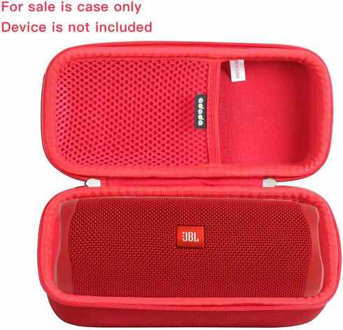Hard Travel Case Fits JBL FLIP 5 / JBL FLIP 6 Waterproof Portable Bluetooth Speaker (Red)...