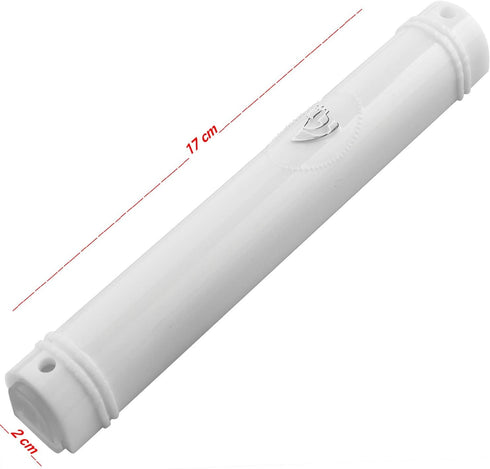 MEZUZAH CASE Holder (shidell) ??? ????? Plastic Semiround Silver shin Waterproof Rubber Cork lot of 5 (White, 15)...