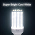 2-Pack 30W (200W Equivalent), E26 Standard Base LED Corn Light Bulb for Garage Factory Warehouse Street Lamp Post Lighting Barn Porch Backyard Gar...