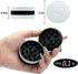 Grinder,2.2 Inch Stronger Grip Biscuit Shape Design Grinder(2 Pack, Black & White)...