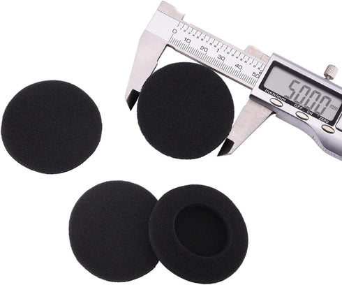 2 Inch Foam Pad EarPad Ear Cover Compatible with Sony Sennheiser Philips Headphone, 5 Pairs, Black......