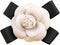80Hou Elegant Wool Camellia Flower Brooch Vintage Bow Floral Pin...