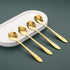 8 Pcs Flower Dessert Spoons, Coffee Teaspoon Set Stainless Steel Tableware Sugar Spoon Small Tea Spoons Cafe Bar Spoon Cute Coffee Teaspoon Mini T...