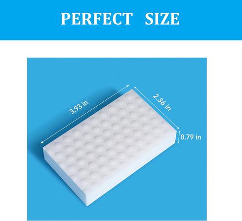 10 Pcs Magic Sponges Eraser|2X Density Extra Thick Magic Sponge Eraser|Melamine Sponges for Cleaning Kitchens,Bathrooms,Walls,Vehicles,Footwear,Fl...