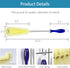 Long Bottle Brush Cleaner -16" Bottle Cleaning Brush Flexional Water Bottle Cleaner Washer Tool for Water Bottles,Cup,Tumblers or Wine Stemware...