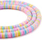 6mm Heishi Clay Beads Cheriswelry Multicolor Flat Round Disc Polymer Clay Spacer Beads 10 Strands About 3200pcs Loose Handmade Beads for DIY Jewel...