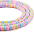 6mm Heishi Clay Beads Cheriswelry Multicolor Flat Round Disc Polymer Clay Spacer Beads 10 Strands About 3200pcs Loose Handmade Beads for DIY Jewel...