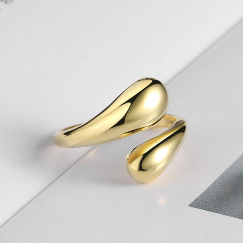 YBMYCM 3-10Pcs Dome Rings Set Chunky Gold Ring for Women Men 14k Gold Plated Thick Adjustable Statement Ring Gold/Silver...
