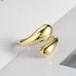 YBMYCM 3-10Pcs Dome Rings Set Chunky Gold Ring for Women Men 14k Gold Plated Thick Adjustable Statement Ring Gold/Silver...
