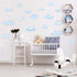DECOWALL DS9-1702 Clouds Kids Wall Decals Wall Stickers Peel and Stick Removable Wall Stickers for Kids Nursery Bedroom Living Room...