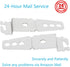 Reyhoar 2 Pack 8269145 Undercounter Dishwasher Upper Mounting Bracket Replacement with Screws Compatible with Whirlpool & KitchenAid Dishwashers, Replaces WP8269145 AP3039168 PS393134