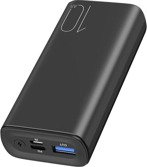 TOZO PB3 Portable Charger 10000mAh One of The Lightest and Slimmest Fast Power Bank 18W PD High-Speed Charging Battery Pack with USB-C Input/Outpu...