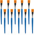 10Pcs 1 inch Flat Paint Brushes for Acrylic Painting Watercolor Quality Synthetic Artist Paint Synthetic Paint Brushes with Wooden Handle for Wate...