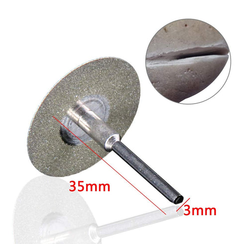 Set of 5 20/25/30/40/50mm Diamond Cutting Wheel Discs Set Mini Circular Saw Blades for Electric Drill Rotary Tools with Die Grinders...