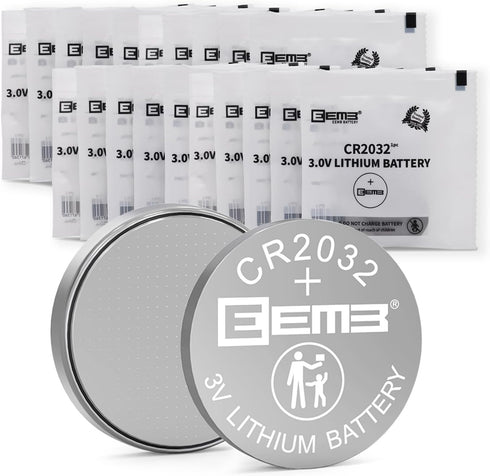 EEMB CR2032 Batteries 20-Pack 2032 Battery - High Performance CR2032 3V Lithium Battery, 3 Volt Coin Cell, DL2032, ECR2032, LM2032 for Watches, Ca...