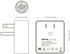 Nekmit Dual Port Ultra Thin Flat USB Wall Charger with Smart IC, Black...