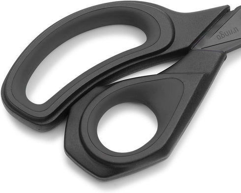 LIVINGO 9.5” Sharp Fabric Scissors, All Purpose Heavy Duty Titanium Coated Premium Forged Stainless Steel Tailor Dressmaking Sewing Shears Comfort...