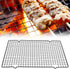 16 * 10 inch Cooling Rack for Baking, BBQ Grill Mesh Metal BBQ Barbecue Grill Grilling Mesh Wire Cooking Net Outdoor,Barbecue Grilled Grid?Black?...