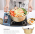 Yardwe Ramen Pot, Korean Ramen Cooking Pot With Lid, Korean Ramen Noodle Pot Fast Heating For Kitchen Cookware Great for Soup, Curry, Pasta and St...