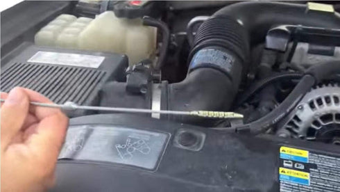 3mirrors Engine Oil Dipstick Compatible with 2001-2007 GMC Sierra Chevrolet 2500 HD 3500 Duramax Diesel V8 6.6L 97287502 921-046...