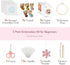 Embroidery Kit for Beginners, Starters with Stamped Pattern, 5 Sets Cross Stitch Kits for Adults Hand Craft Lover with Embroidery Cloth, Hoop, Col...