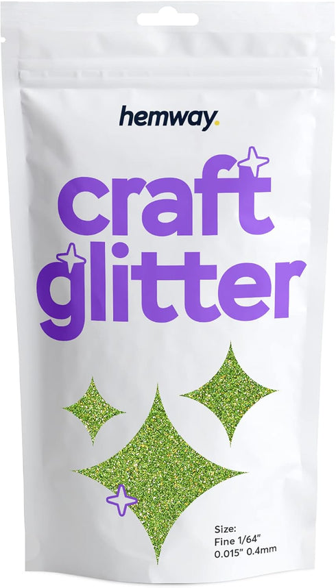 Hemway Craft Glitter 100g / 3.5oz Glitter Flakes for Arts Crafts Tumblers Resin Epoxy Scrapbook Glass Schools Paper Halloween Decorations - Fine (...