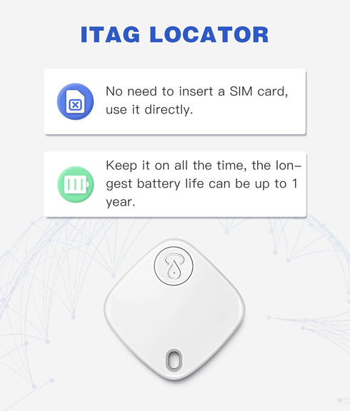 Key Finder,Item Finder Works with Apple Find My (iOS only), Smart Bluetooth Tracker for Suitcase, Bags, Wallets,Pets and More. Replaceable Battery...