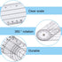 Clear Plastic Goniometer Angle Measuring Tool Protractor Finder Quick 360 Degree 7'' Arms Folding Ruler Office Measuring Drawing Woodworking Desig...