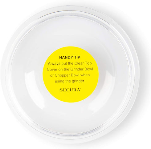 Replacement Clear Top Cover for Secura Coffee & Spice Grinder SP-7412 and SP-7446...