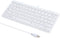 I Focus MCSaite Mini 78 Keys Wired Keyboard - with Keyboard Cover Computer keypad for Laptop MAC Windows 10/8 / 7 / Vista/XP(White+Keyboard Film)...