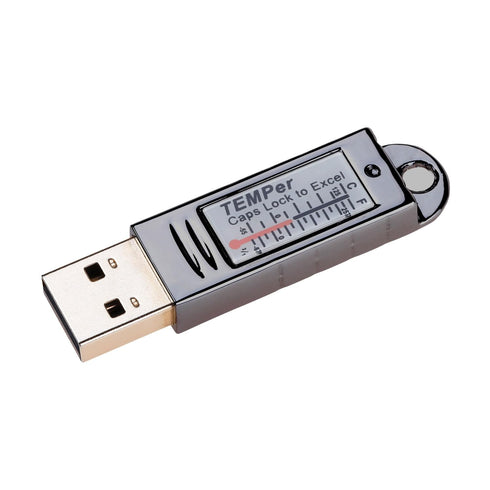 USB PC Thermometer Temperature Measurement Real Time Data Logger Recorder Remote Email Alarm Monitor Gold Temper HID...