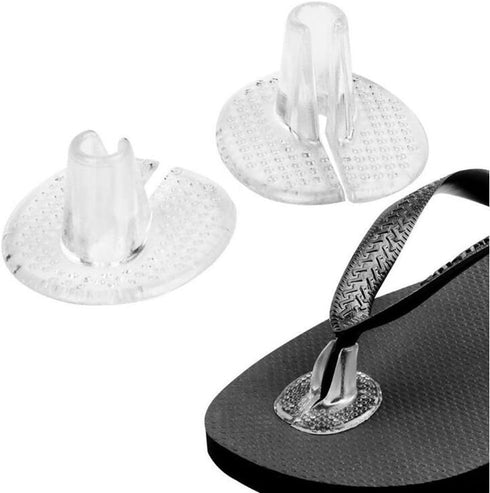 3Pairs Soft Silicone Flip Gel Cushions Pad Toe Protectors for Thong Sandal Flip Flop Gel Inserts Guards Insoles Shoes Grip Pads (Style 2)...
