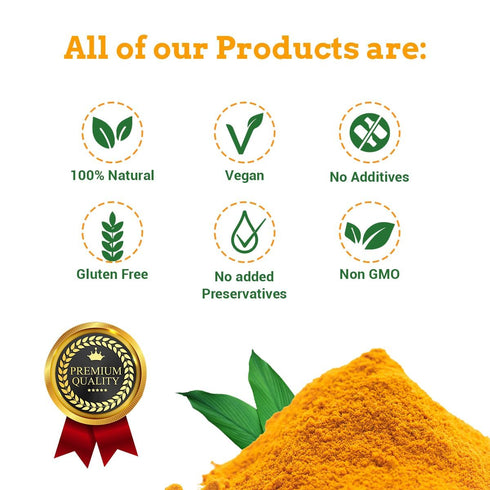 Spice Magic Ground Spices ~ 100% Pure, Aromatic & Natural I Gluten-Free I Non-GMO I Indian Origin (7oz (200g), Turmeric Powder)...