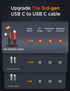 AINOPE 100W USB C to USB C Cable 10FT,Chubby Cable USB C,USBC to USBC Cable Fast Type C Charging Cable Fits for iPhone 15,MacBook Air/Pro,iPad Pro...