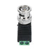 BNC Male Balun Connector 28 Pcs Coaxial Cat5 to BNC Male Connector and BNC to 2 Screw Camera Terminal Male Adpater for CCTV Surveillance Video Cam...