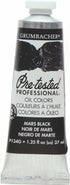 Grumbacher Pre-Tested Oil Paint, 37ml/1.25 Ounce, Mars Black (P134G)...