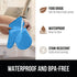 Gorilla Grip Heat and Slip Resistant Silicone Oven Mitts Set, 14.5 in, Soft Cotton Lining, Waterproof, BPA-Free, Extra Long Thick Gloves for Cooki...