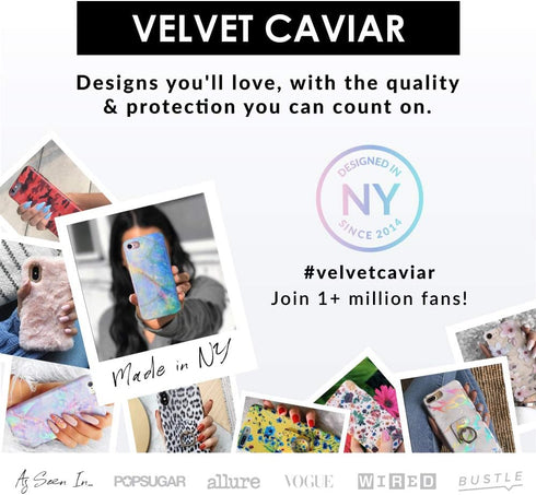 VELVET CAVIAR Compatible with Samsung Galaxy S9 Plus Case for Girls & Women - Cute Protective Phone Cases (Black Marble Rose Gold)...