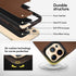 CYRILL Leather Brick Designed for iPhone 12 Pro Max Case (2020) - Saddle Brown...