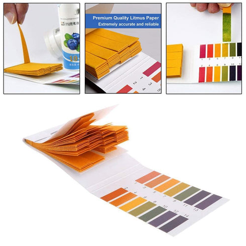 Bettomshin 20 Packs of 1600 Strips PH 1-14 Test Paper Litmus Strips Tester Indicator Paper 80Pcs Per Pack for Garden and Soil Testing...
