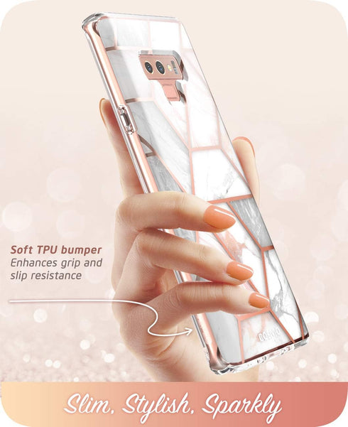 i-Blason Cosmo Full-Body Bumper Protective Case for Galaxy Note 9 2018 Release, Marble...