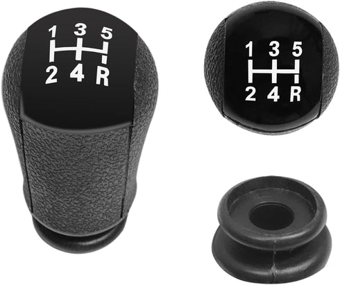 Black Shift Knob Car 5 Speed Shifter Knobs Fit for Focus Mondeo MK3 Mustang S-MAX C-MAX Galaxy Fiesta Mk6 Transit...