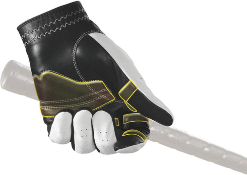 New Improved 2X Long Lasting Bionic RelaxGrip Golf Glove with Patented Double-Row Finger Grip System (Men's Cadet Medium, Worn on Left Hand)...