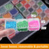 RJ-Sport Dual-Sized Diamond Art Storage Containers with 28 Small & 15 Mid-sized Grids to Keep Small Items Separated & Organized...